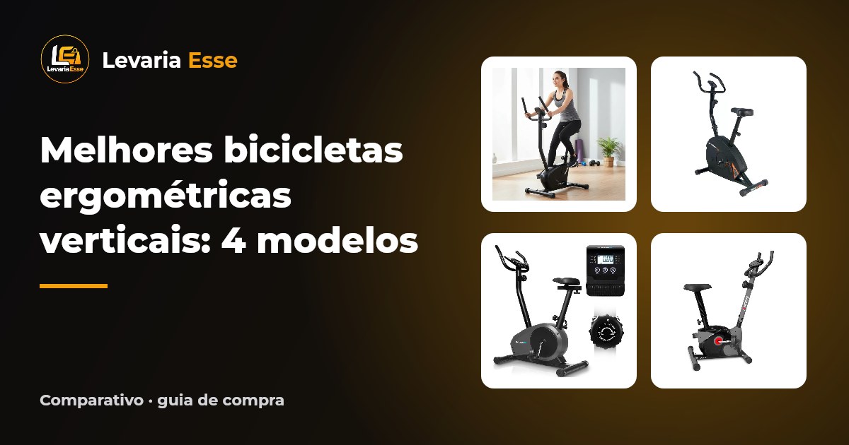 Melhores bicicletas ergométricas verticais: 4 modelos comparados